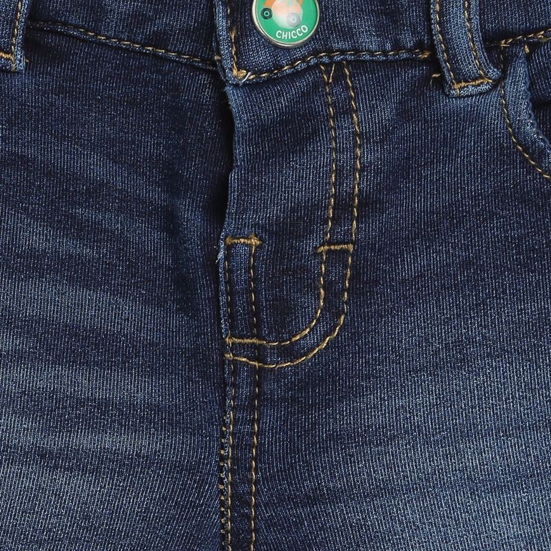 Boys Dark Blue Short Knitted Trousers image number null
